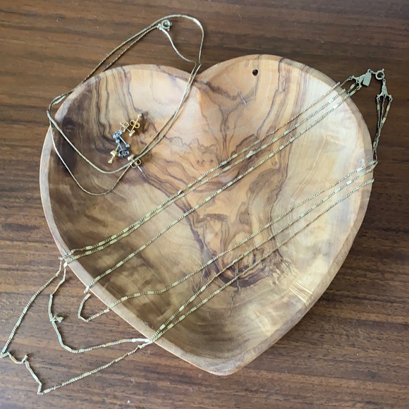 Vintage Layered Flat Figaro Chain Necklace - Picture 1 of 6